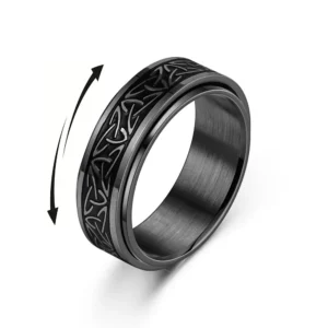 Viking Celtic Knot Rune Rings For Men 1
